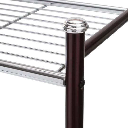 Organize It All Duplex 4 Tier Freestanding Wire Rack